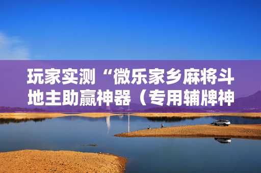 玩家实测“微乐家乡麻将斗地主助赢神器（专用辅牌神器免安装）