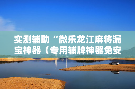实测辅助“微乐龙江麻将漏宝神器（专用辅牌神器免安装）