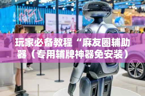玩家必备教程“麻友圈辅助器（专用辅牌神器免安装）