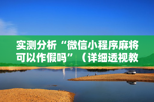 实测分析“微信小程序麻将可以作假吗”（详细透视教程）-哔哩哔哩