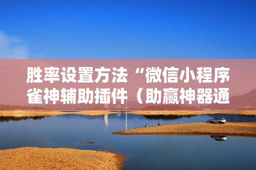 胜率设置方法“微信小程序雀神辅助插件（助赢神器通用版）