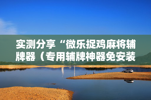 实测分享“微乐捉鸡麻将辅牌器（专用辅牌神器免安装）