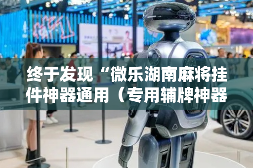 终于发现“微乐湖南麻将挂件神器通用（专用辅牌神器免安装）