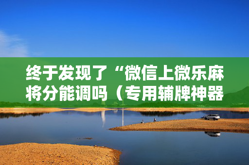 终于发现了“微信上微乐麻将分能调吗（专用辅牌神器免安装）