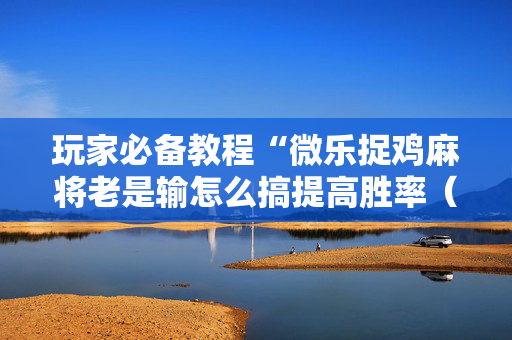 玩家必备教程“微乐捉鸡麻将老是输怎么搞提高胜率（助赢神器通用版）