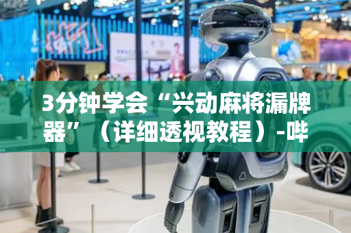 3分钟学会“兴动麻将漏牌器”（详细透视教程）-哔哩哔哩