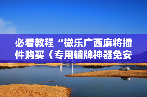 必看教程“微乐广西麻将插件购买（专用辅牌神器免安装）
