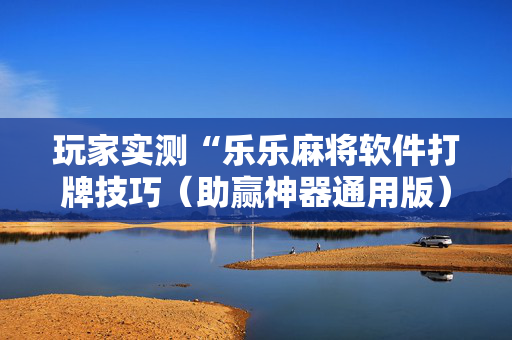玩家实测“乐乐麻将软件打牌技巧（助赢神器通用版）