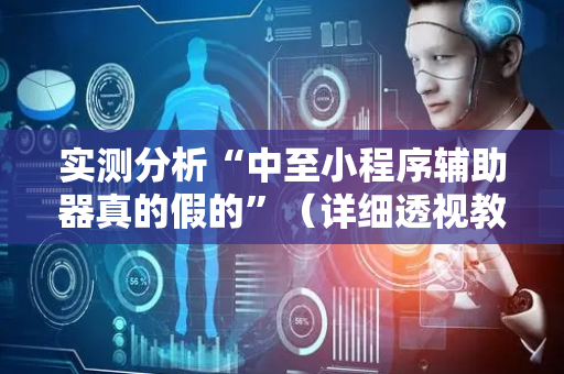 实测分析“中至小程序辅助器真的假的”（详细透视教程）-哔哩哔哩