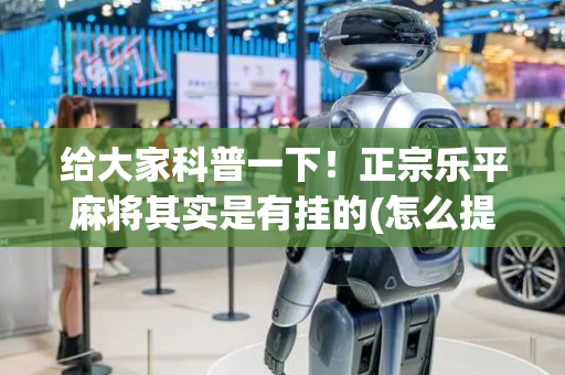 给大家科普一下！正宗乐平麻将其实是有挂的(怎么提手拿好牌)