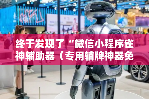 终于发现了“微信小程序雀神辅助器（专用辅牌神器免安装）