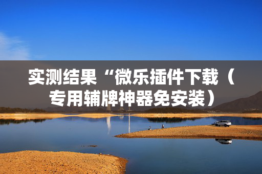 实测结果“微乐插件下载（专用辅牌神器免安装）