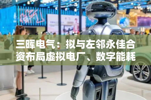 三晖电气：拟与左邻永佳合资布局虚拟电厂、数字能耗管理