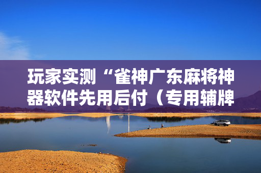 玩家实测“雀神广东麻将神器软件先用后付（专用辅牌神器免安装）