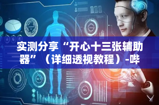实测分享“开心十三张辅助器”（详细透视教程）-哔哩哔哩