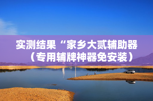 实测结果“家乡大贰辅助器（专用辅牌神器免安装）