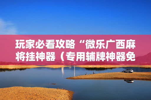 玩家必看攻略“微乐广西麻将挂神器（专用辅牌神器免安装）