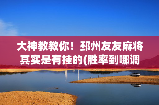 大神教教你！邳州友友麻将其实是有挂的(胜率到哪调)