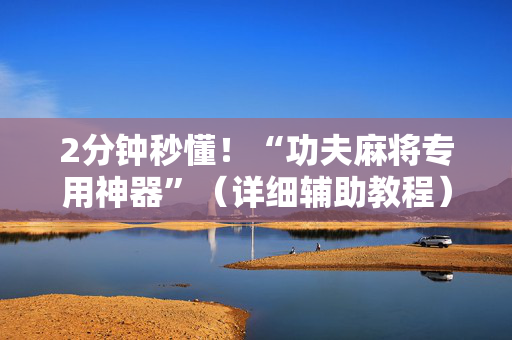 2分钟秒懂！“功夫麻将专用神器”（详细辅助教程）-哔哩哔哩