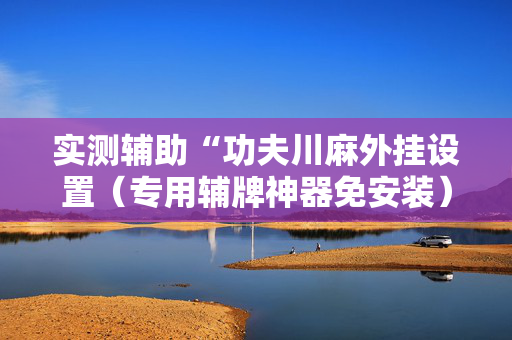 实测辅助“功夫川麻外挂设置（专用辅牌神器免安装）