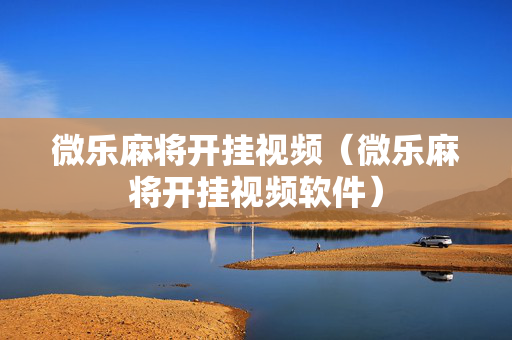 微乐麻将开挂视频（微乐麻将开挂视频软件）