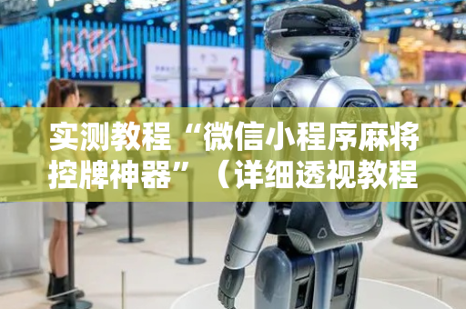 实测教程“微信小程序麻将控牌神器”（详细透视教程）-哔哩哔哩