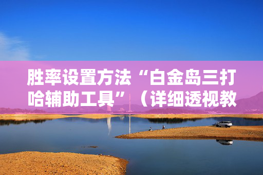 胜率设置方法“白金岛三打哈辅助工具”（详细透视教程）-哔哩哔哩