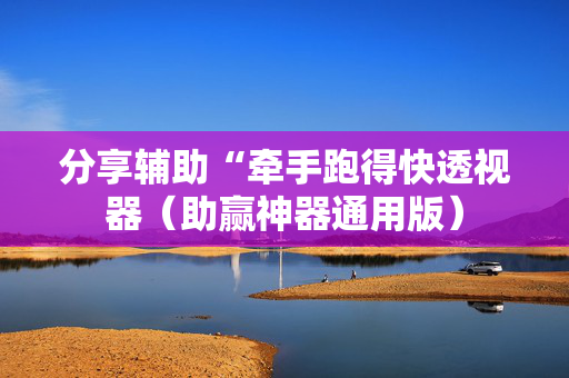分享辅助“牵手跑得快透视器（助赢神器通用版）