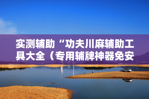 实测辅助“功夫川麻辅助工具大全（专用辅牌神器免安装）