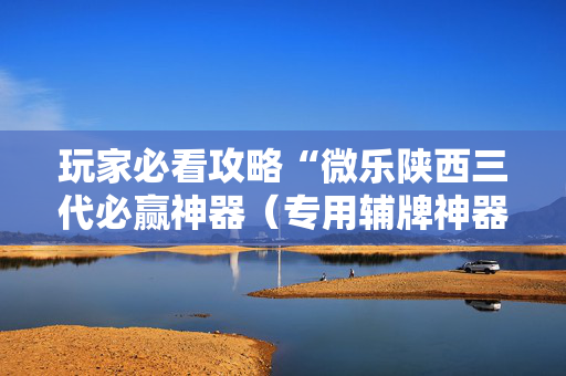 玩家必看攻略“微乐陕西三代必赢神器（专用辅牌神器免安装）