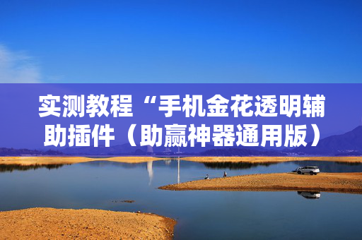 实测教程“手机金花透明辅助插件（助赢神器通用版）