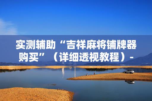 实测辅助“吉祥麻将铺牌器购买”（详细透视教程）-哔哩哔哩