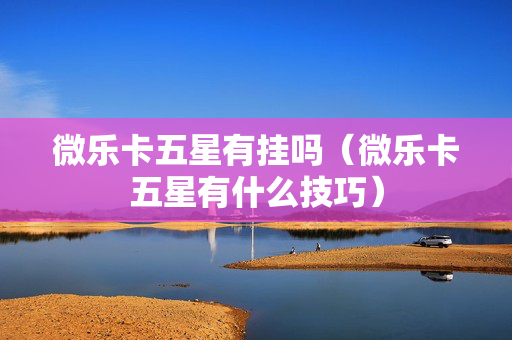 微乐卡五星有挂吗（微乐卡五星有什么技巧）