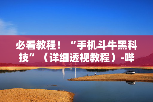 必看教程！“手机斗牛黑科技”（详细透视教程）-哔哩哔哩