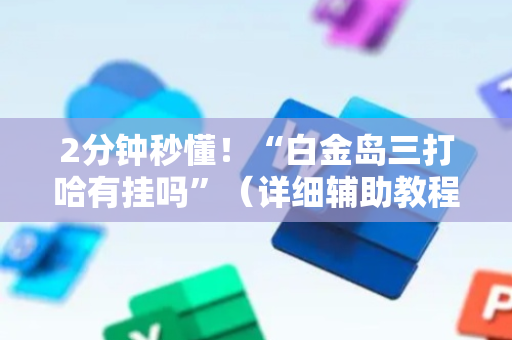 2分钟秒懂！“白金岛三打哈有挂吗”（详细辅助教程）-哔哩哔哩