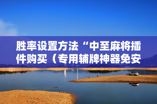 胜率设置方法“中至麻将插件购买（专用辅牌神器免安装）
