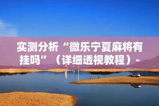 实测分析“微乐宁夏麻将有挂吗”（详细透视教程）-哔哩哔哩