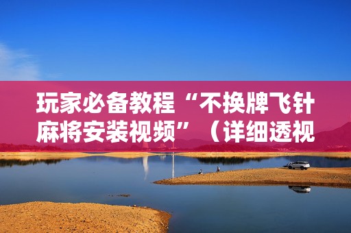玩家必备教程“不换牌飞针麻将安装视频”（详细透视教程）-哔哩哔哩