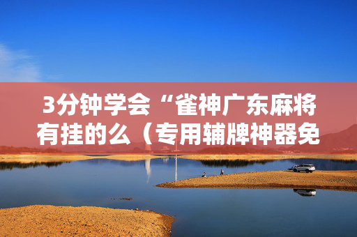 3分钟学会“雀神广东麻将有挂的么（专用辅牌神器免安装）
