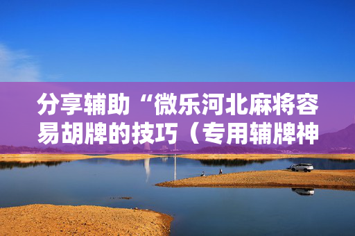 分享辅助“微乐河北麻将容易胡牌的技巧（专用辅牌神器免安装）
