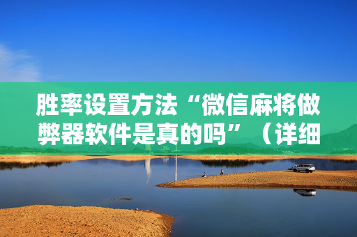 胜率设置方法“微信麻将做弊器软件是真的吗”（详细透视教程）-哔哩哔哩