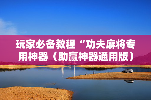 玩家必备教程“功夫麻将专用神器（助赢神器通用版）