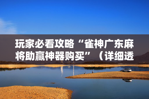 玩家必看攻略“雀神广东麻将助赢神器购买”（详细透视教程）-哔哩哔哩