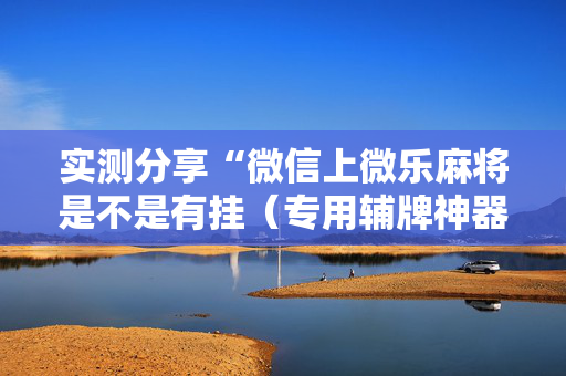 实测分享“微信上微乐麻将是不是有挂（专用辅牌神器免安装）