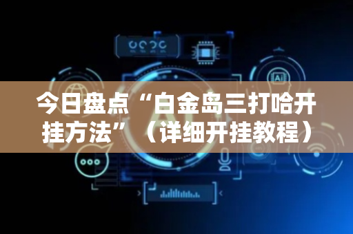 今日盘点“白金岛三打哈开挂方法”（详细开挂教程）-哔哩哔哩