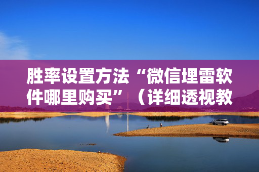 胜率设置方法“微信埋雷软件哪里购买”（详细透视教程）-哔哩哔哩