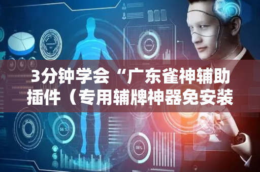 3分钟学会“广东雀神辅助插件（专用辅牌神器免安装）
