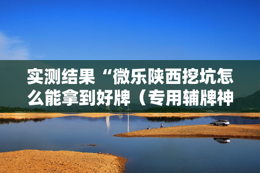 实测结果“微乐陕西挖坑怎么能拿到好牌（专用辅牌神器免安装）