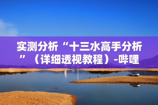 实测分析“十三水高手分析”（详细透视教程）-哔哩哔哩