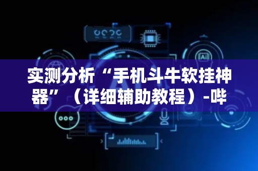 实测分析“手机斗牛软挂神器”（详细辅助教程）-哔哩哔哩